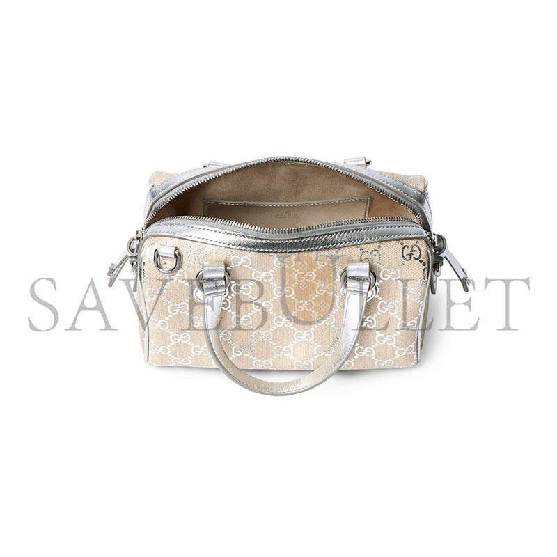 GUCCI GG EMBLEM SMALL BOSTON BAG 848889 (20.5*14*11.5cm)